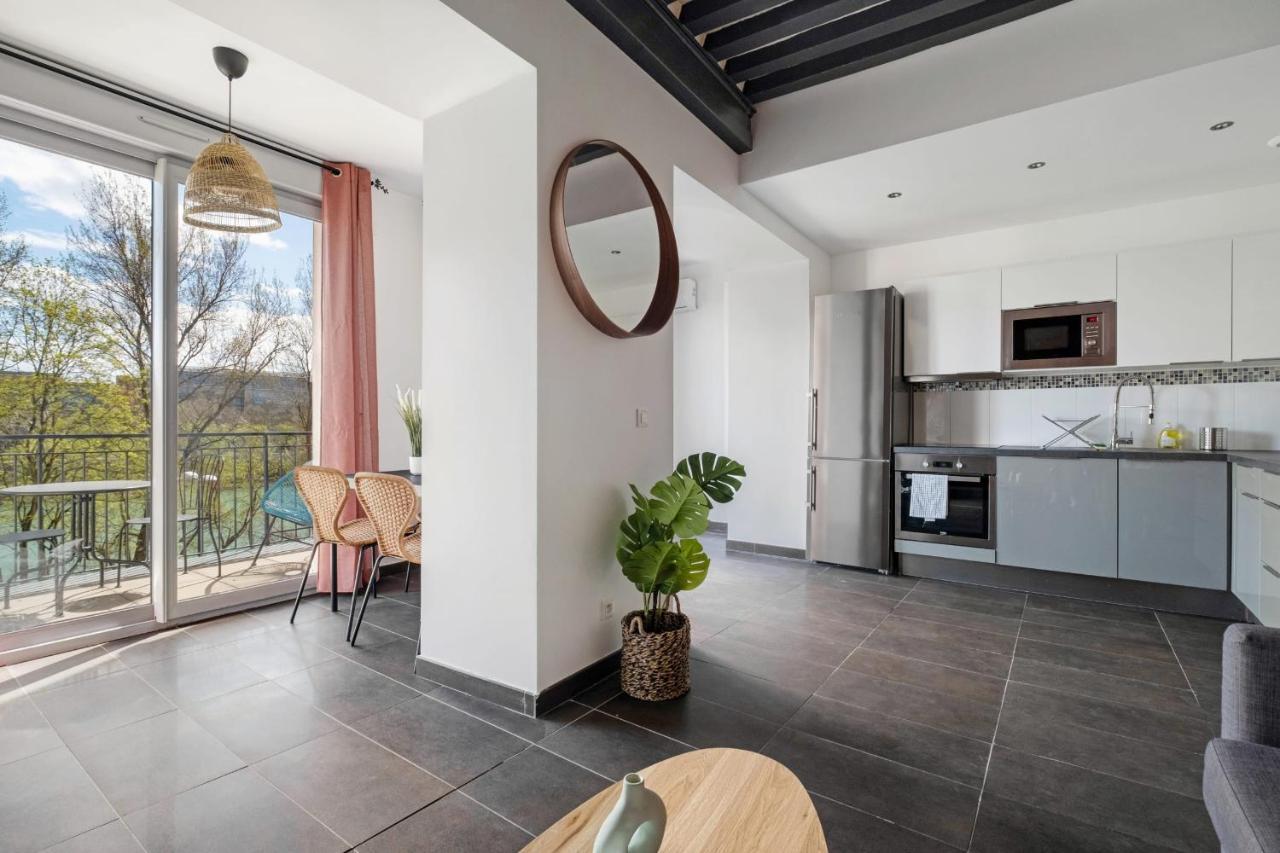 Lyon Cite- Appartement Vue Rhone Terrasse-Caluire Luaran gambar